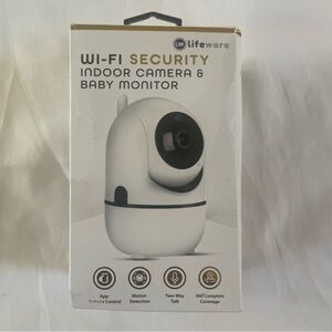 Lifeware Wi-Fi Security Camera & Baby Monitor Open Box Pls Read